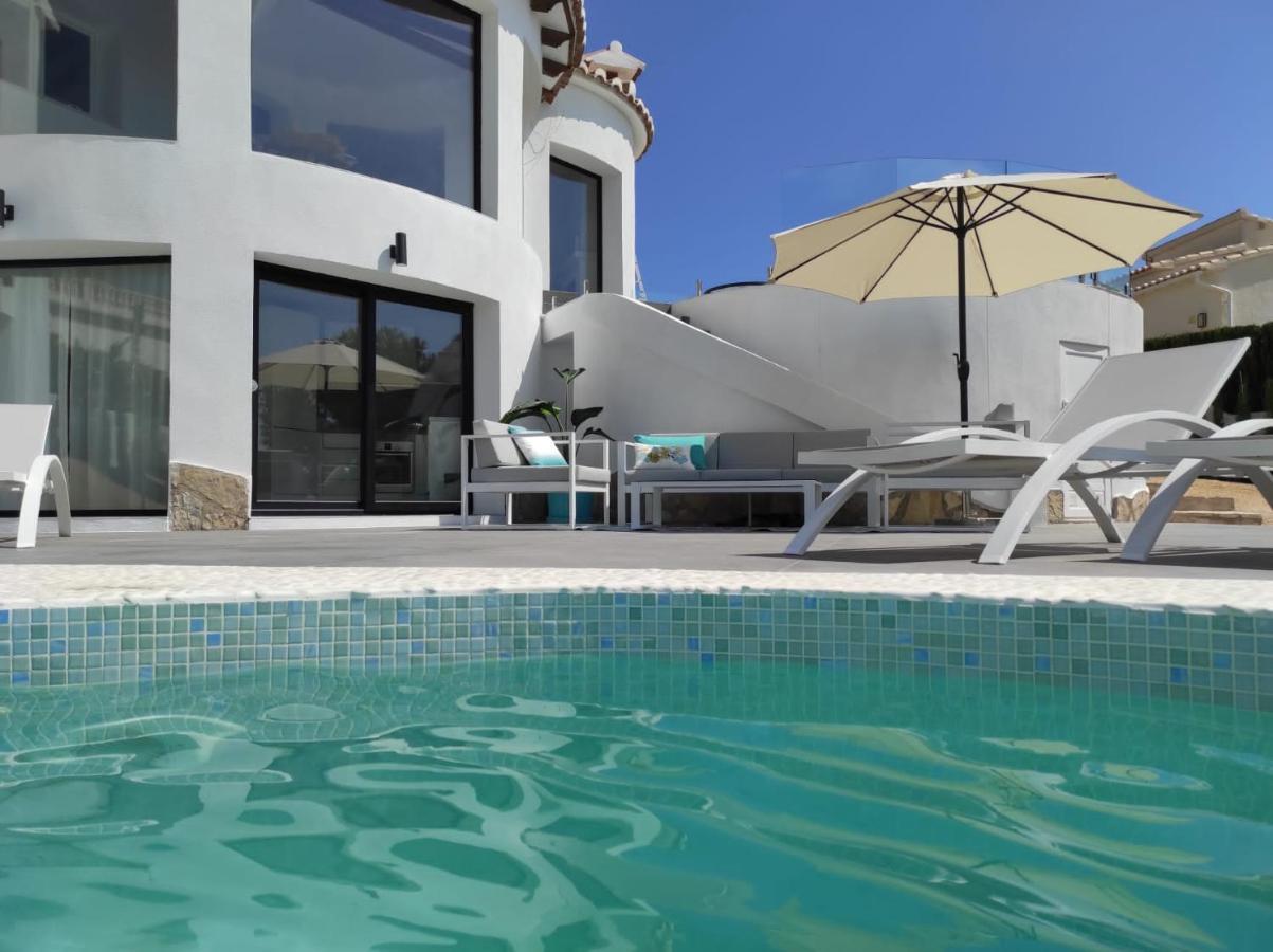 Precioso apartamento en una villa con piscina en Cumbre del Sol Moraira Benitachell Exterior foto